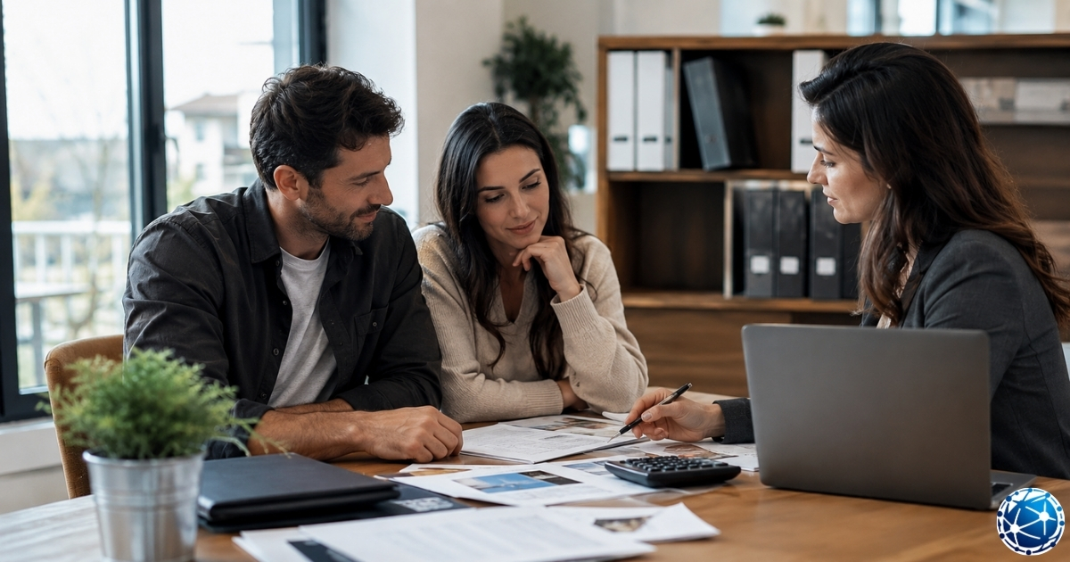Ev satın alma sürecinde mortgage ön onayı ve gayrimenkul danışmanı desteğiyle konut kredisi planlaması yapılıyor.