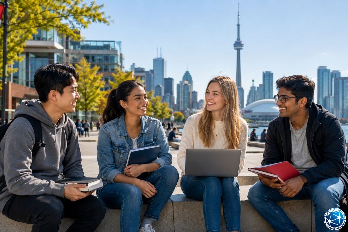 Toronto kıyısında buluşan öğrencilerle Kanada’da eğitim, sosyal yaşam ve uluslararası öğrenci deneyimi görseli