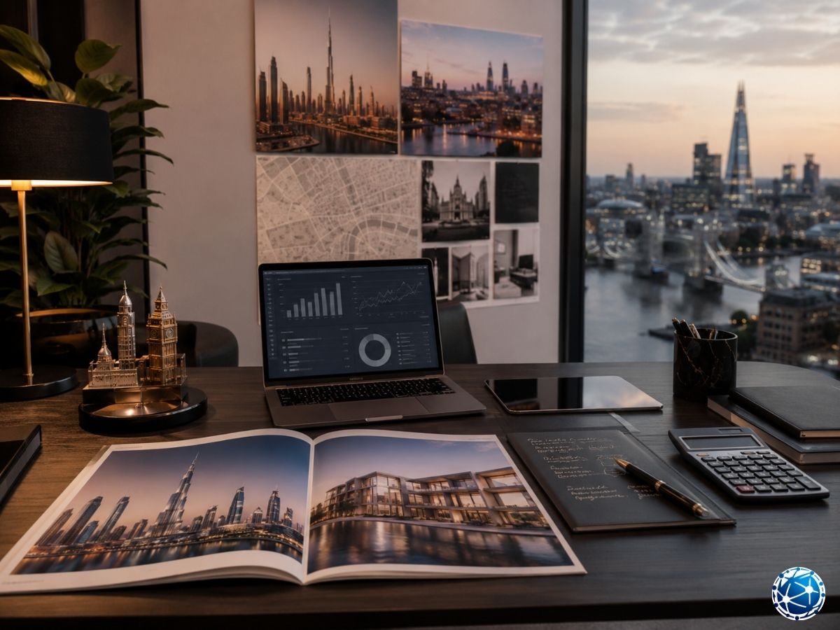 Dubai ve Londra konut piyasalarının getiri verilerini inceleyen yatırım uzmanı