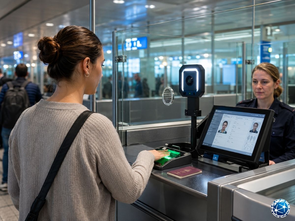 EES kapsamında Schengen sınırında parmak izi ve yüz görüntüsü kaydı alınan üçüncü ülke vatandaşı