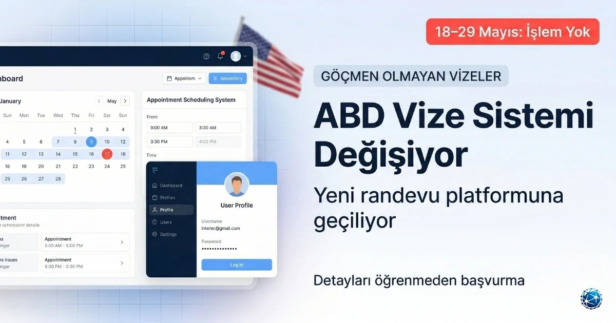 ABD Göçmen Olmayan Vize Sisteminde Değişiklik: Yeni Platform ve Kritik Tarihler