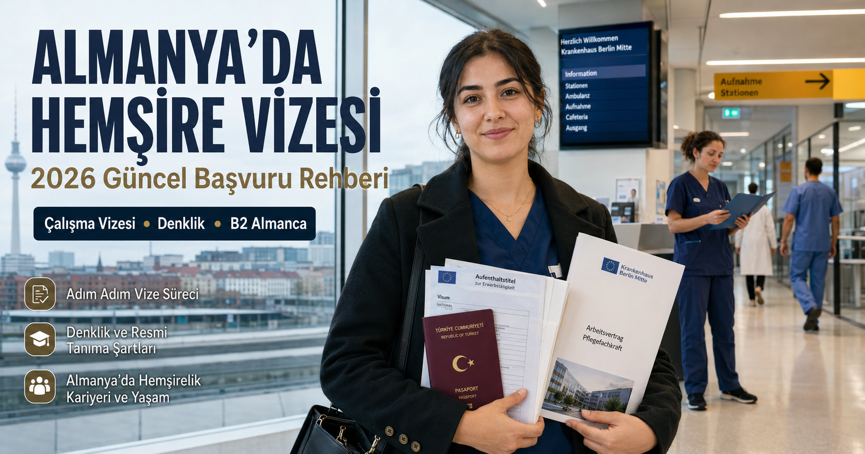 Almanya’da Hemşire Vizesi Nasıl Alınır? 2026 Güncel Rehber