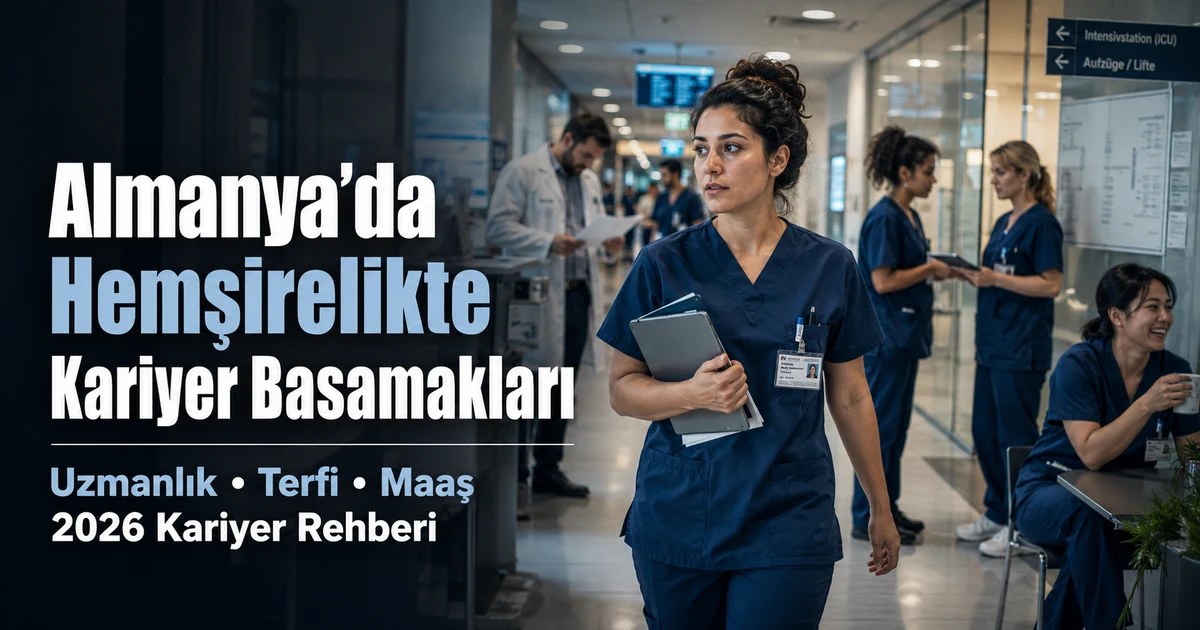 2026 Almanya’da Hemşirelikte Kariyer Basamakları ve Terfi İmkanları