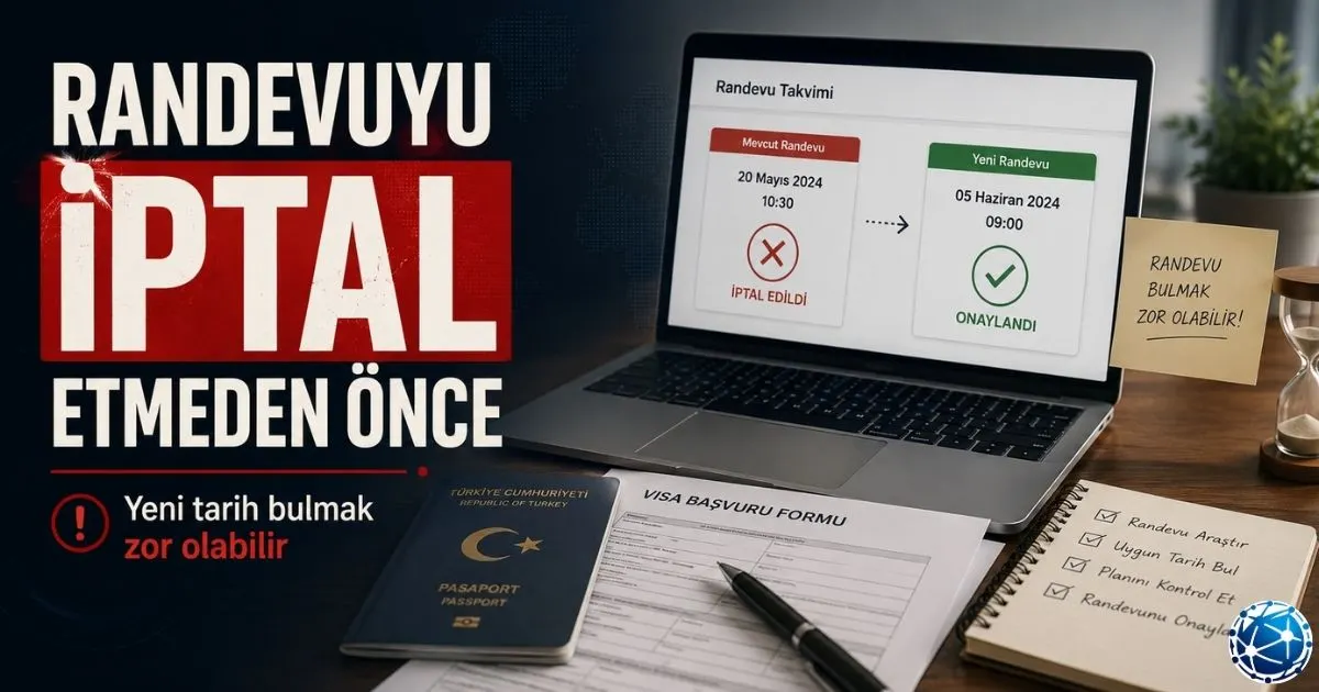 Vize Randevusu İptali ve Yeniden Randevu Alma Sürecinde Nelere Dikkat Edilmeli?
