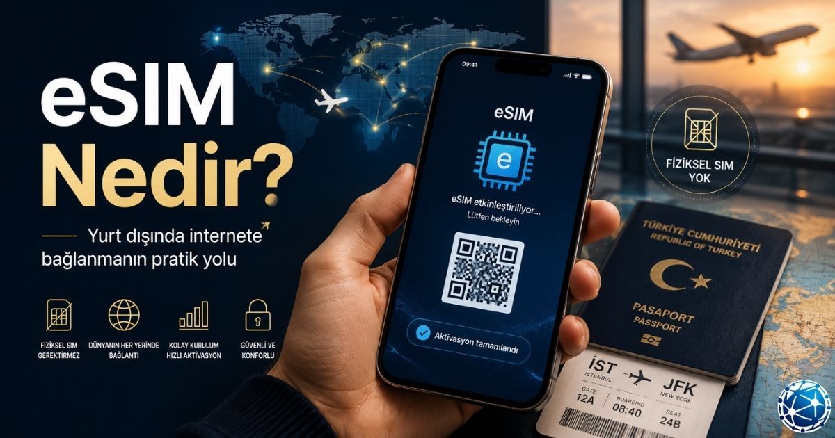 eSIM Nedir? Yurt Dışı Seyahatlerde İnternet Kullanımı İçin Neden Önemli?