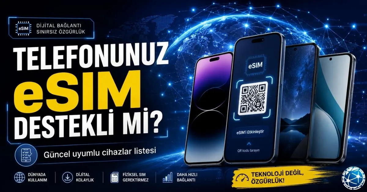 eSIM Uyumlu Cihazlar Listesi: Hangi Telefonlar eSIM Destekliyor?