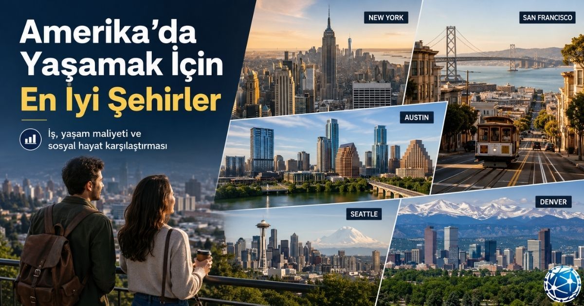 Amerika’da Yaşamak İçin En İyi Şehirler: İş, Yaşam Maliyeti ve Sosyal Hayat