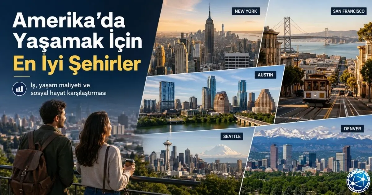 Amerika’da Yaşamak İçin En İyi Şehirler: İş, Yaşam Maliyeti ve Sosyal Hayat