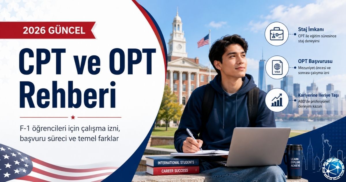 2026 CPT ve OPT Rehberi: F-1 Öğrencileri İçin Çalışma İzni