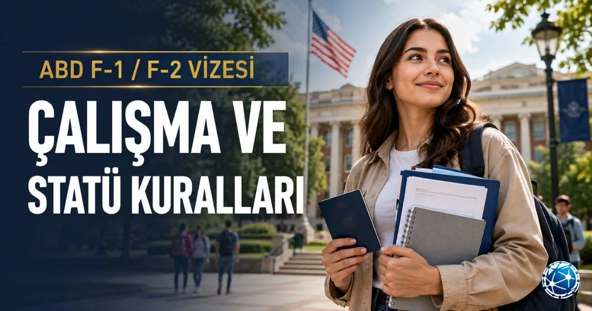 ABD F-1 ve F-2 Vizeleri: Eğitim, Çalışma ve Statü Kuralları
