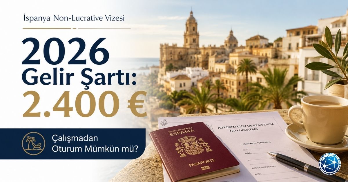 İspanya Non-Lucrative Vizesi: 2026 Şartları ve Gelir