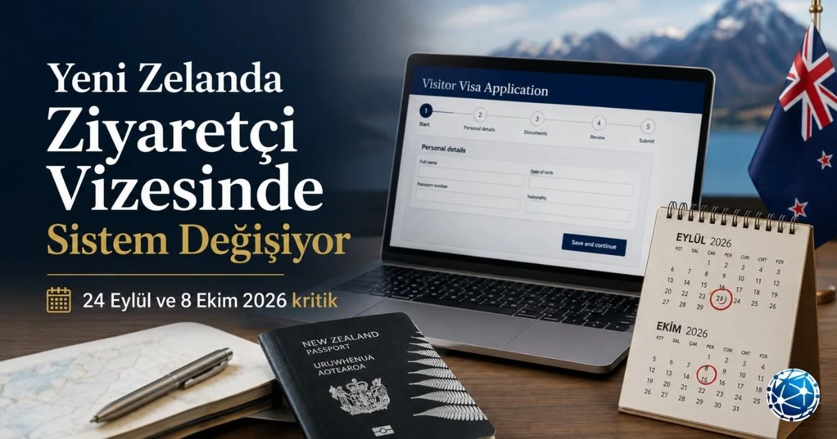 Yeni Zelanda Ziyaretçi Vizesinde Başvuru Sistemi Değişiyor