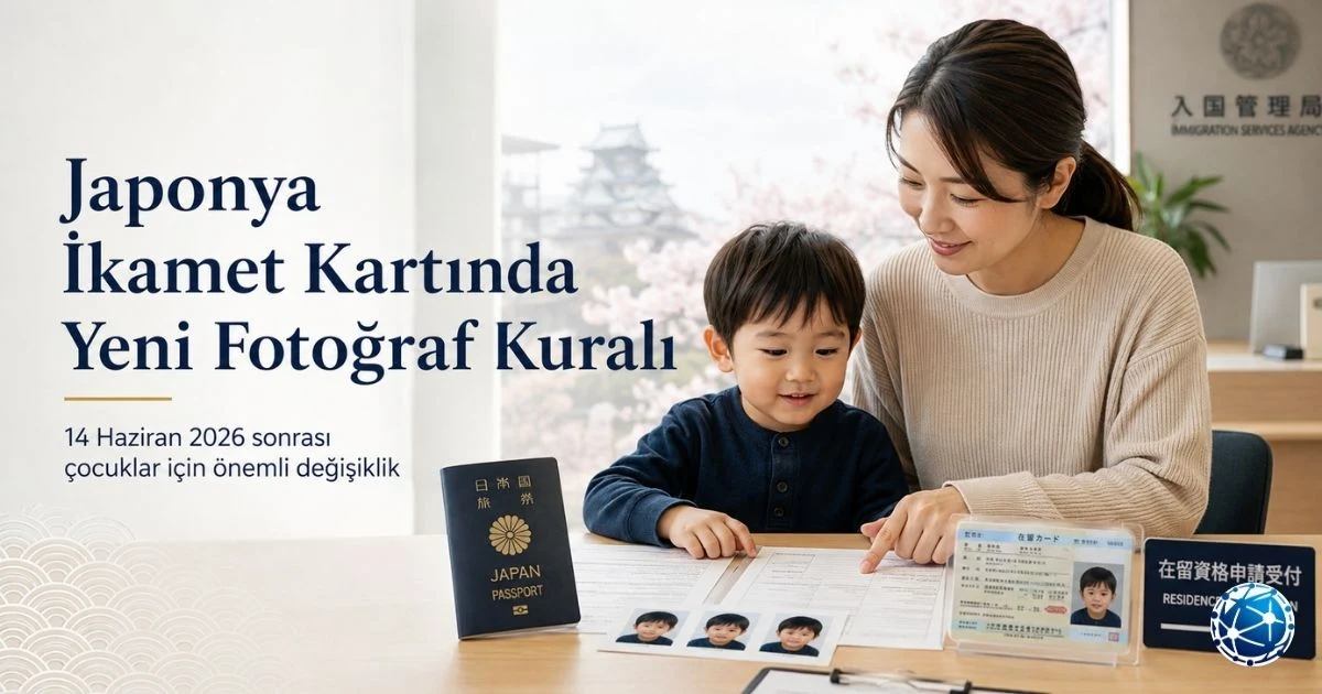 Japonya İkamet Kartlarında Yeni Dönem: Çocuklara Fotoğraf Şartı