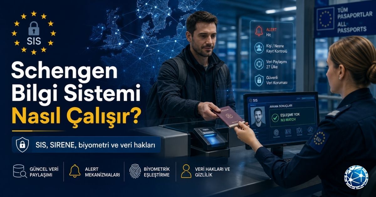 Schengen Bilgi Sistemi Nasıl Çalışır? SIS ve SIRENE 2026 Rehberi