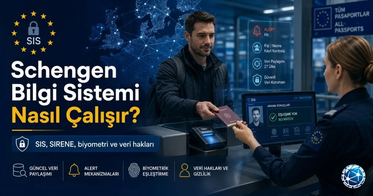 Schengen Bilgi Sistemi Nasıl Çalışır? SIS ve SIRENE 2026 Rehberi