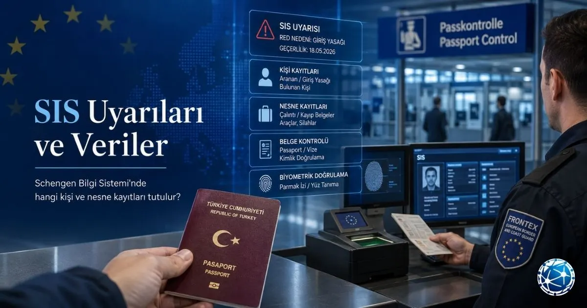 SIS Uyarıları Nedir? Schengen Sisteminde Hangi Veriler Tutulur?