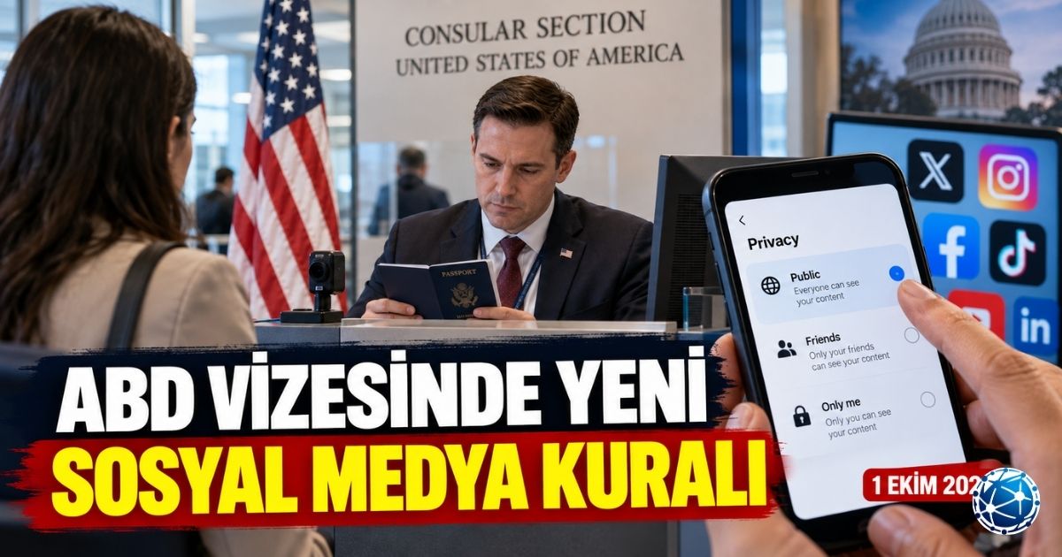 ABD Vize Başvurularında Sosyal Medya İncelemesi Genişliyor
