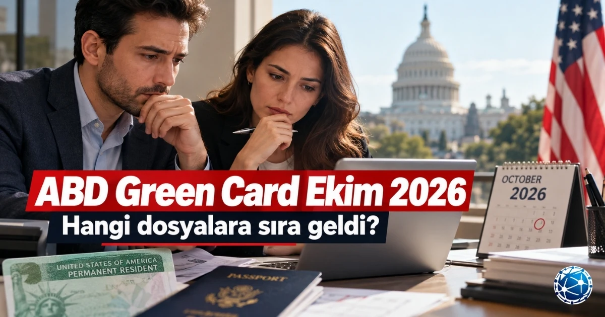 ABD Green Card Ekim 2026: Hangi Dosyalara Sıra Geldi?