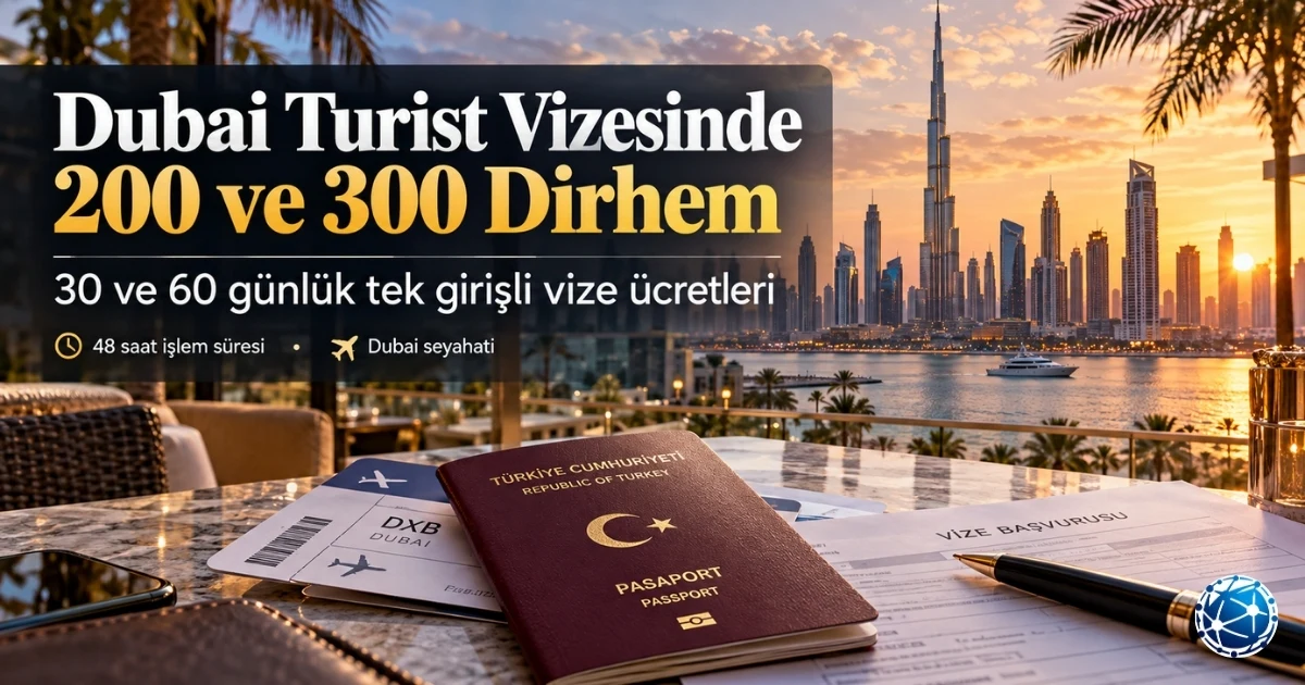 Dubai Turist Vizesinde 200 ve 300 Dirhem: Kimler Alabilir?
