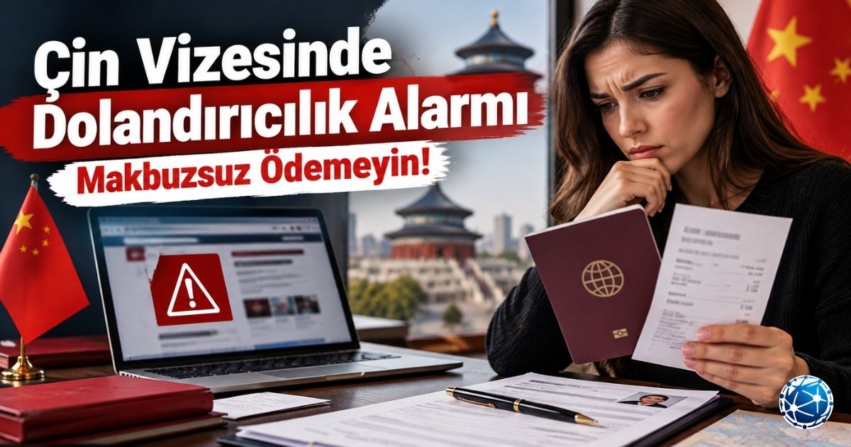 Çin Vizesinde Dolandırıcılık Alarmı: Makbuzsuz Ödemeyin!