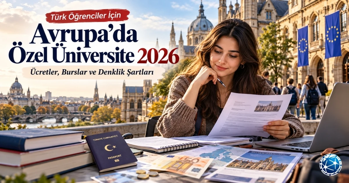 Avrupa’da Özel Üniversite 2026: Ücretler ve Denklik Şartları