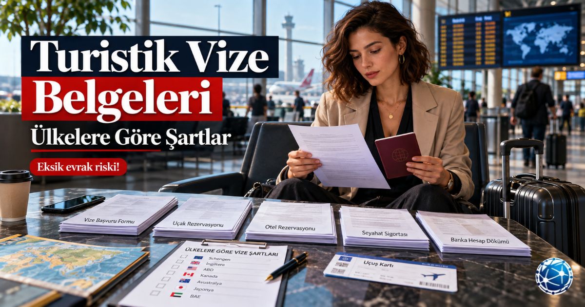 Turistik Vize İçin Gerekli Belgeler ve Ülkelere Göre Şartlar