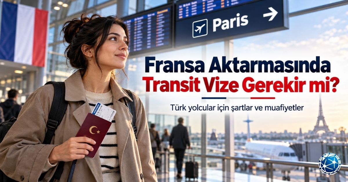 Fransa Aktarmasında Transit Vize Gerekir mi? Türkler İçin Şartlar