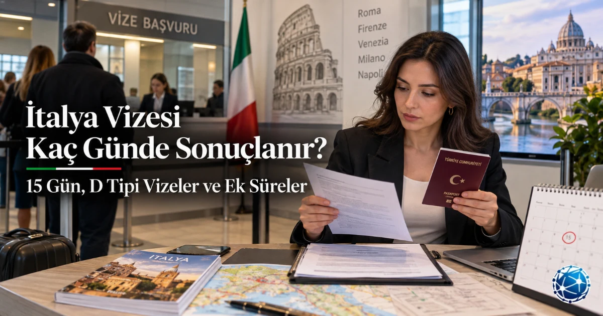 İtalya Vizesi Kaç Günde Sonuçlanır? Ek Süreler ve Kritik Detaylar