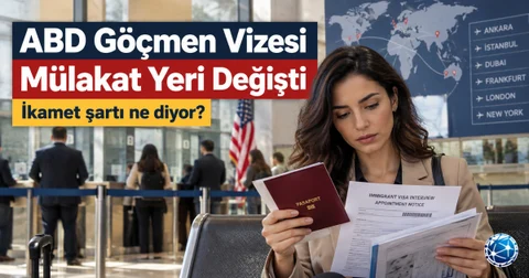 ABD Göçmen Vizesinde Mülakat Yeri Değişti: Kimler Etkileniyor?