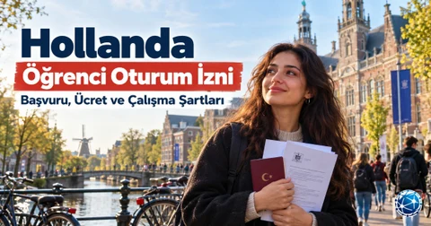Hollanda Öğrenci Oturum İzni: Başvuru, Ücret ve Çalışma Şartları