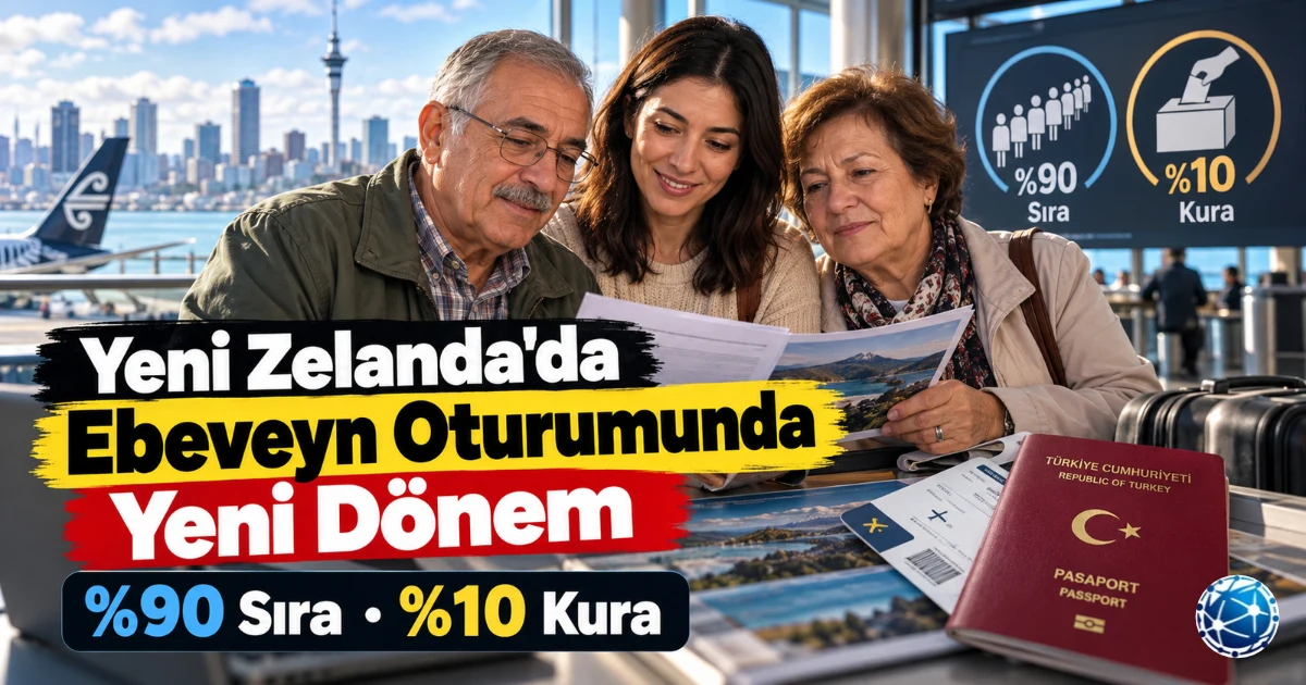 Yeni Zelanda Ebeveyn Oturumunda Yeni Sistem: %90 Sıra, %10 Kura