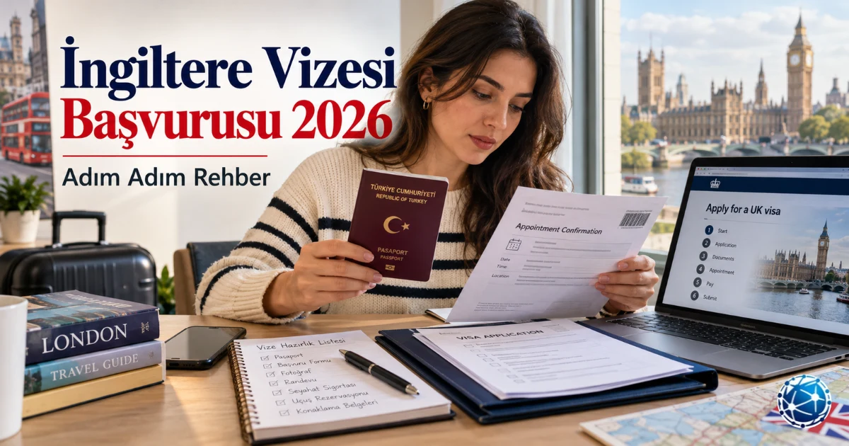 İngiltere Vizesi Başvurusu: 2026'da Randevu ve e-Vize Süreci