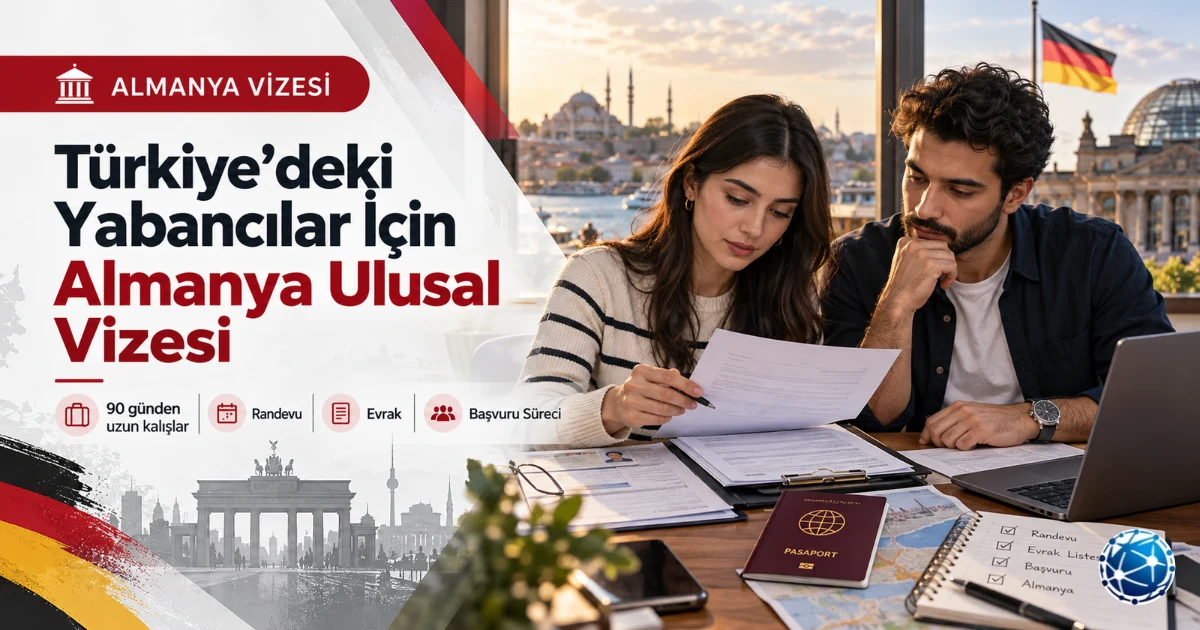 Türkiye'de Yaşayan Yabancılar İçin Almanya D Vizesi Şartları