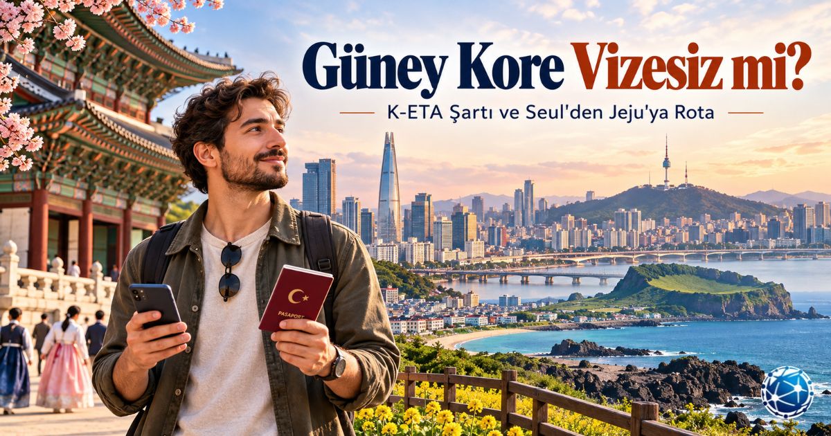 Güney Kore Vizesiz mi? K-ETA Şartı ve Seul'den Jeju'ya Rota