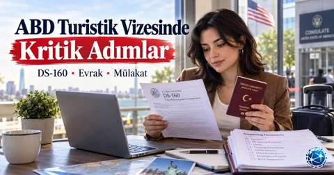 ABD Turistik Vize Başvurusu: DS-160, Evrak ve Mülakat Şartları