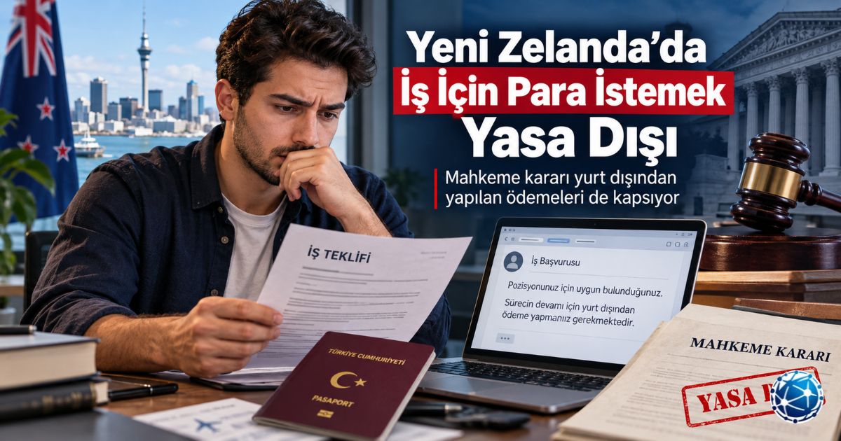 Yeni Zelanda'da İş Vaadine Para İsteyenlere Mahkeme Engeli